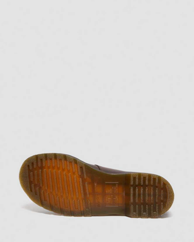 Dr. Martens' Brown 8065 Crazy Horse Leather Mary Jane Loafers In Braun
