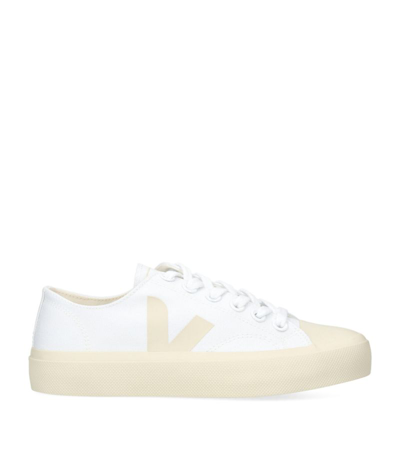 Shop Veja Canvas Wata Ii Low-top Sneakers In White