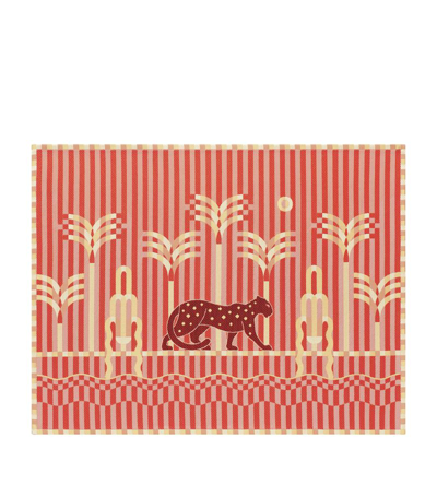 Shop Cartier Placemat (44cm X 35cm) In Red