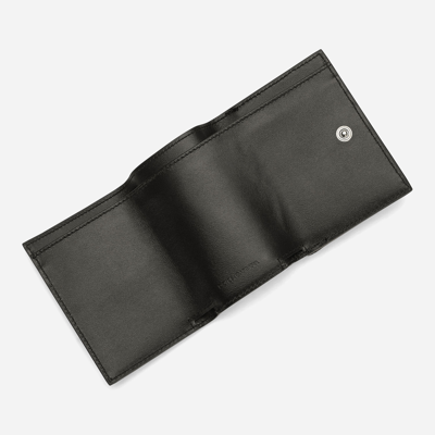 Dolce & Gabbana Coated Jacquard French Flap Wallet In Multicolor