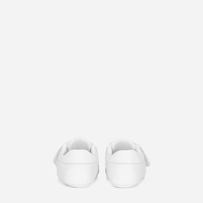 Shop Dolce & Gabbana Nappa Leather Sneakers In White