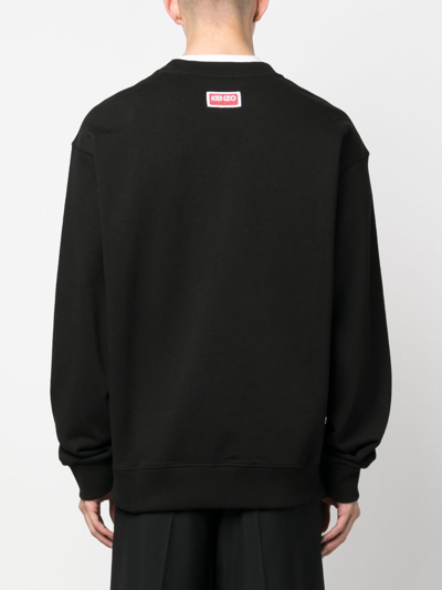 Shop Kenzo Classic Cotton Sweatshirt In Black