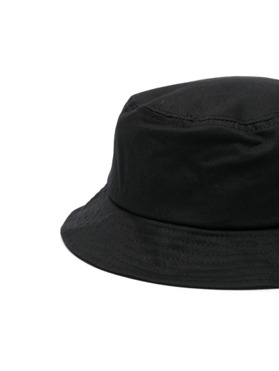 Shop Kenzo Paris Bucket Hat In Black