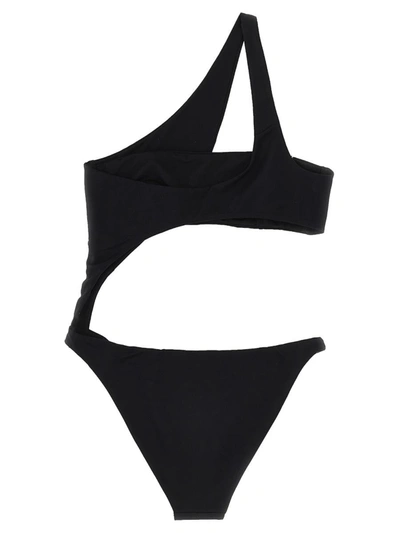Shop Versace 'medusa' One-piece Swimsuit In Black