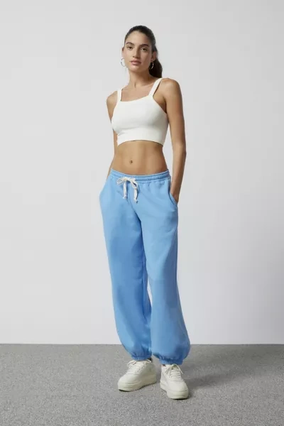 Shop Out From Under Brenda Soft Jogger Sweatpant In Light Blue, Women's At Urban Outfitters