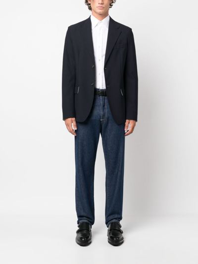 Shop Tom Ford Long-sleeve Cotton Shirt In 白色