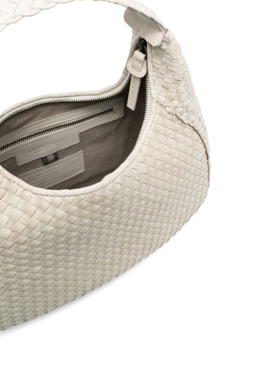Shop Officine Creative Class Woven Leather Tote Bag In Neutrals