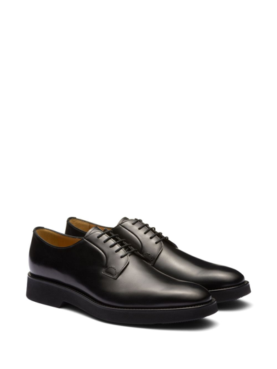 Shop Church's Shannon Lace-up Leather Derby Shoes In Black