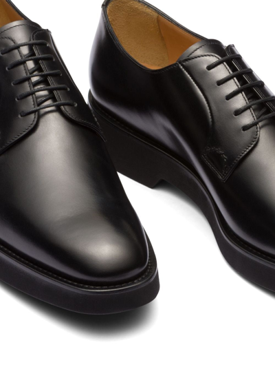 Shop Church's Shannon Lace-up Leather Derby Shoes In Black