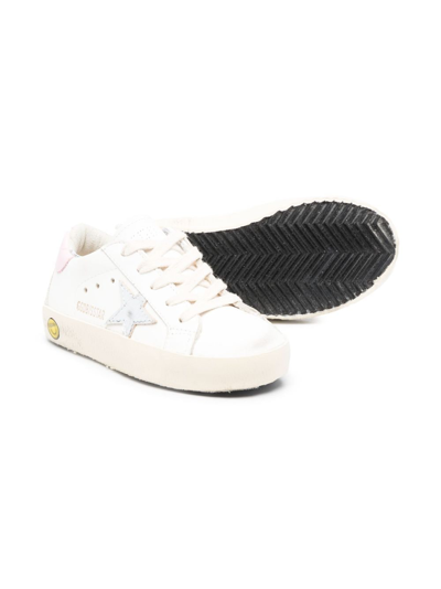 Golden Goose Patch-embellished Low-top Sneakers In 白色