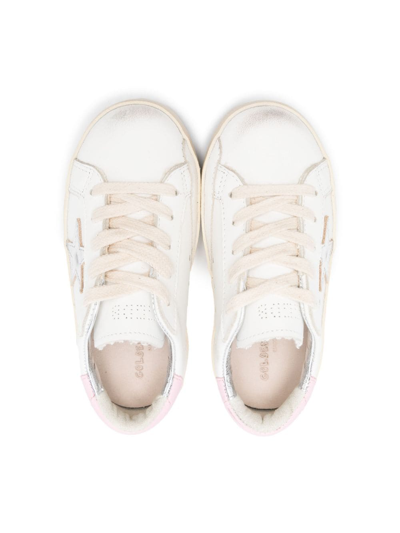 Golden Goose Patch-embellished Low-top Sneakers In 白色