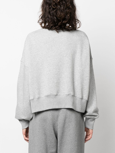 Nike Phoenix Fleece Sweatshirt In Gray In 灰色