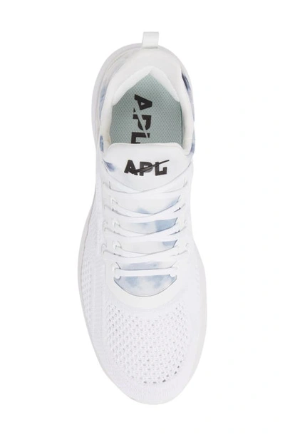 Shop Apl Athletic Propulsion Labs Techloom Tracer Knit Training Shoe In White/ Black/ Black