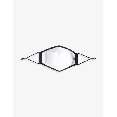 The White Company Womens Black Sport Woven Face Covering In Black