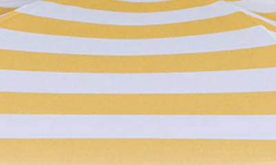 Picnic Time Yellow Cabana Stripe Portable Beach Umbrella In Yellow
