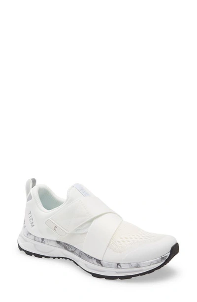 Shop Tiem Slipstream Cycling Sneaker In White Marble