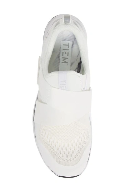 Shop Tiem Slipstream Cycling Sneaker In White Marble