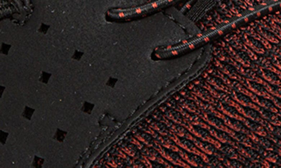 Shop Deer Stags Betts Perforated Sneaker In Black/red