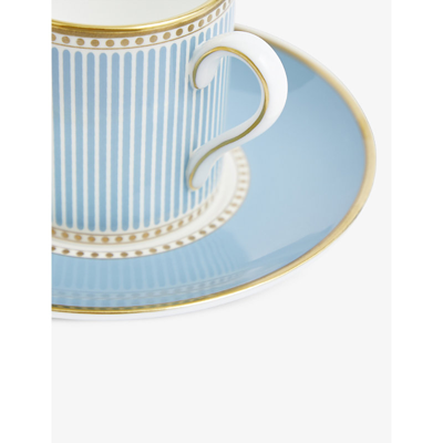 Wedgwood Helia Bone China Coffee Cup And Saucer Set Of Two
