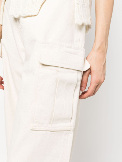 Shop 3x1 High-waist Wide-leg Jeans In Neutrals