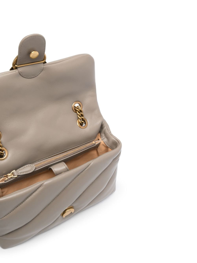 Pinko Classic Love Puff Shoulder Bag In Neutral