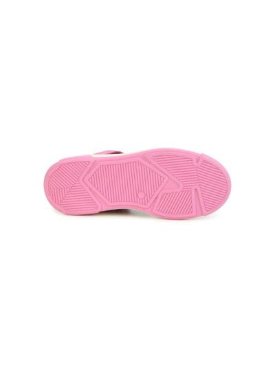 Shop Marc Jacobs Logo-print Hi-top Sneakers In Pink