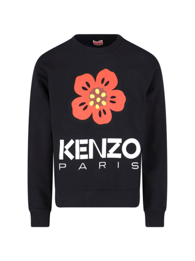 Shop Kenzo Boke Flower Crewneck Sweatshirt In Black  
