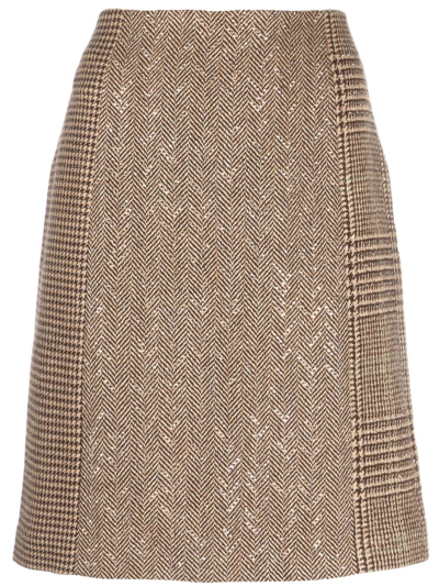 Shop Ralph Lauren `careen` Mini Skirt In Multi