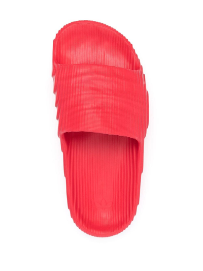 Shop Adidas Originals Adilette 22 3d-detail Slides In Rot