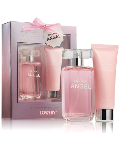 Shop Lovery Shine Angel Perfume & Lotion Gift Set In Pink