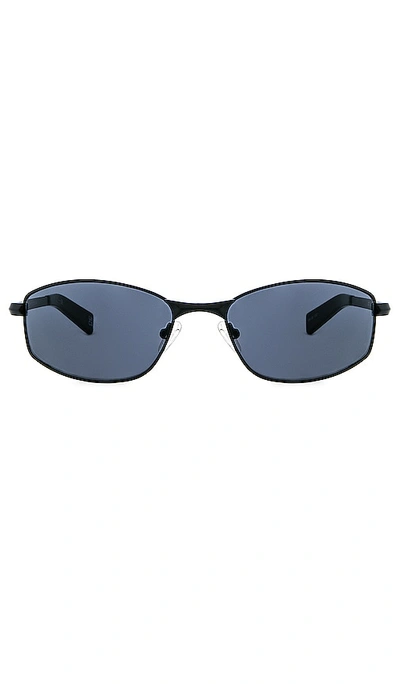 Shop Le Specs Star Beam Sunglasses In Black