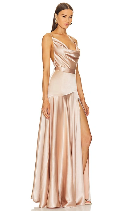 Shop Bronx And Banco X Revolve Leo Gown In Neutral