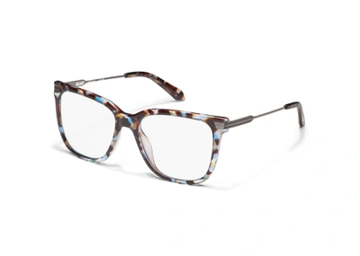 Shop Quay Wired Remixed Large Rx In Blue Tortoise,clear Rx
