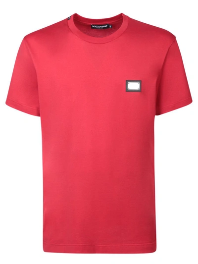 Shop Dolce & Gabbana T-shirts In Red