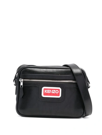 Shop Kenzo Large Crossbody Bag Bags In Black