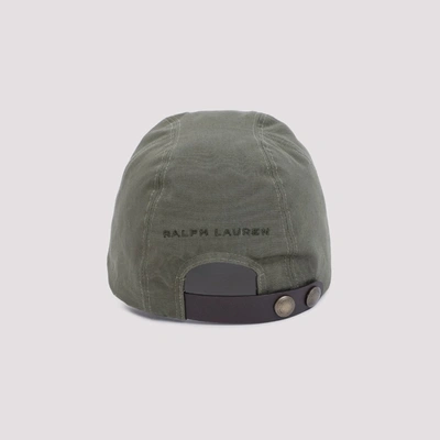 Shop Ralph Lauren Purple Label Hat In Green