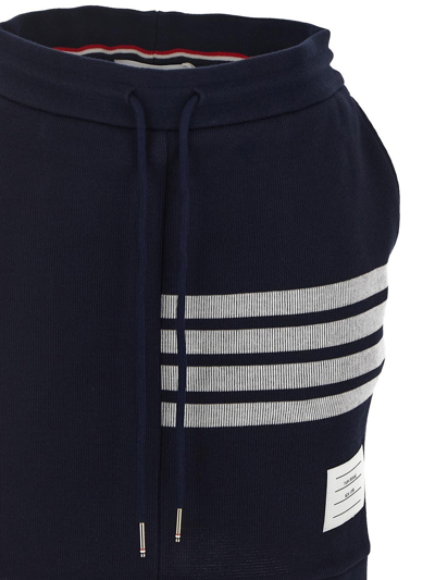 Shop Thom Browne Mid Thigh Sack Skirt In Blue
