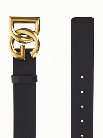 Shop Dolce & Gabbana Crossover Dg Logo Buckle Belt