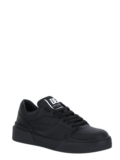 Shop Dolce & Gabbana New Roma Sneakers In Black