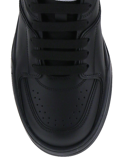 Shop Dolce & Gabbana New Roma Sneakers In Black
