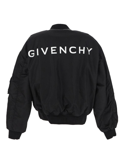 Shop Givenchy Black Bomber