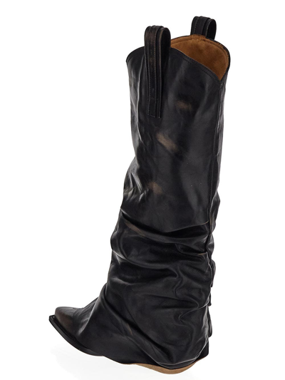Shop R13 Mid Cowboy Boots In Black