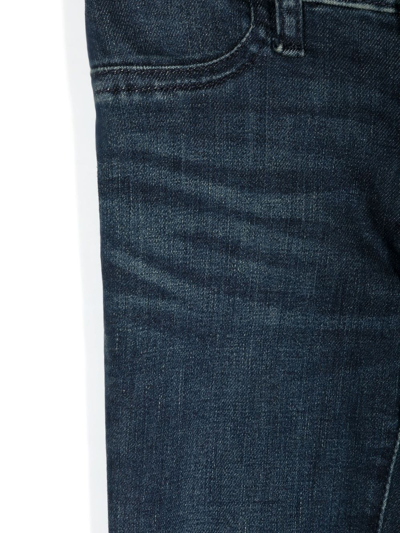 Shop Ralph Lauren Aubrie Low-rise Straight Jeans In Blue