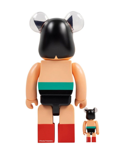 Shop Medicom Toy X Astro Boy Sleeping Ver.be@rbrick 100% And 400% Figure Set In Multicolour