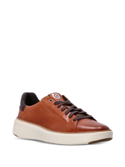 Cole Haan Grandprø Topspin Low-top Sneakers In Brown