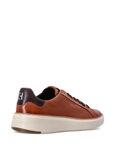 Cole Haan Grandprø Topspin Low-top Sneakers In Brown