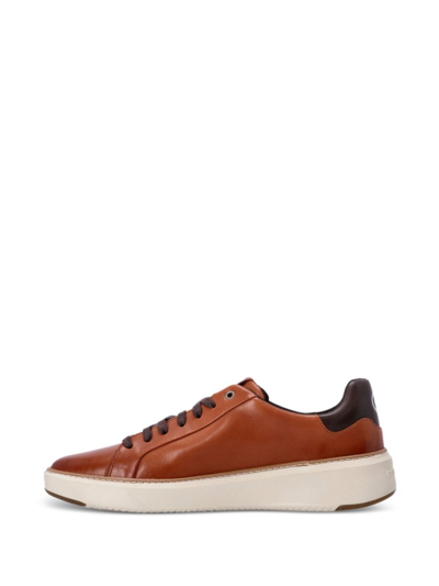 Cole Haan Grandprø Topspin Low-top Sneakers In Brown