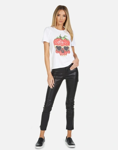 Shop Lauren Moshi X Croft X Strawberry Skull In White