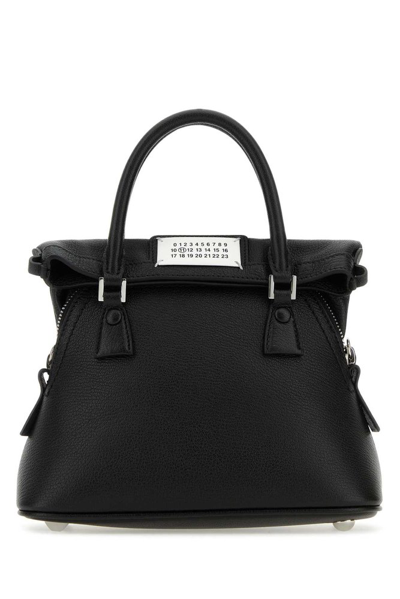 Shop Maison Margiela 5ac Classique Mini Tote Bag In Black
