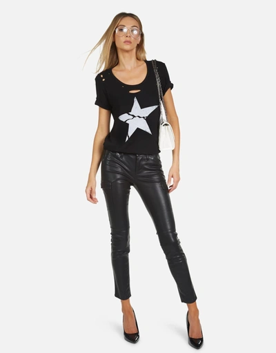 Lauren Moshi X Myra X Cracked Star In Black